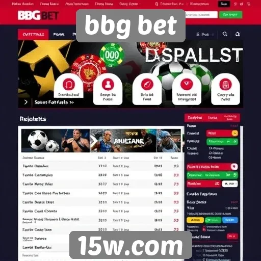 Recursos e funcionalidades disponíveis no site bbg bet