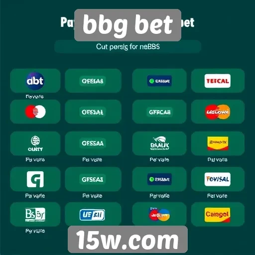 Métodos de pagamento disponíveis no bbg bet